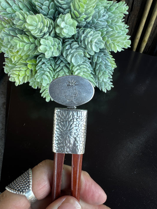 Sea Green Prehnite Hair Stick