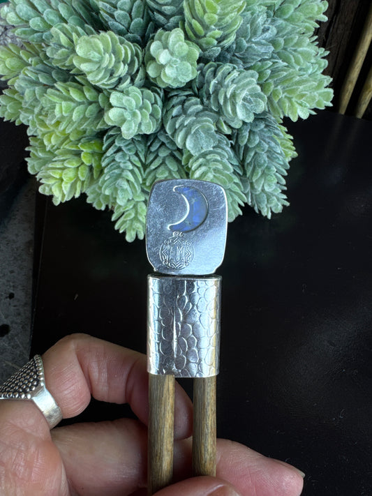 Rainbow Moonstone Hair Stick