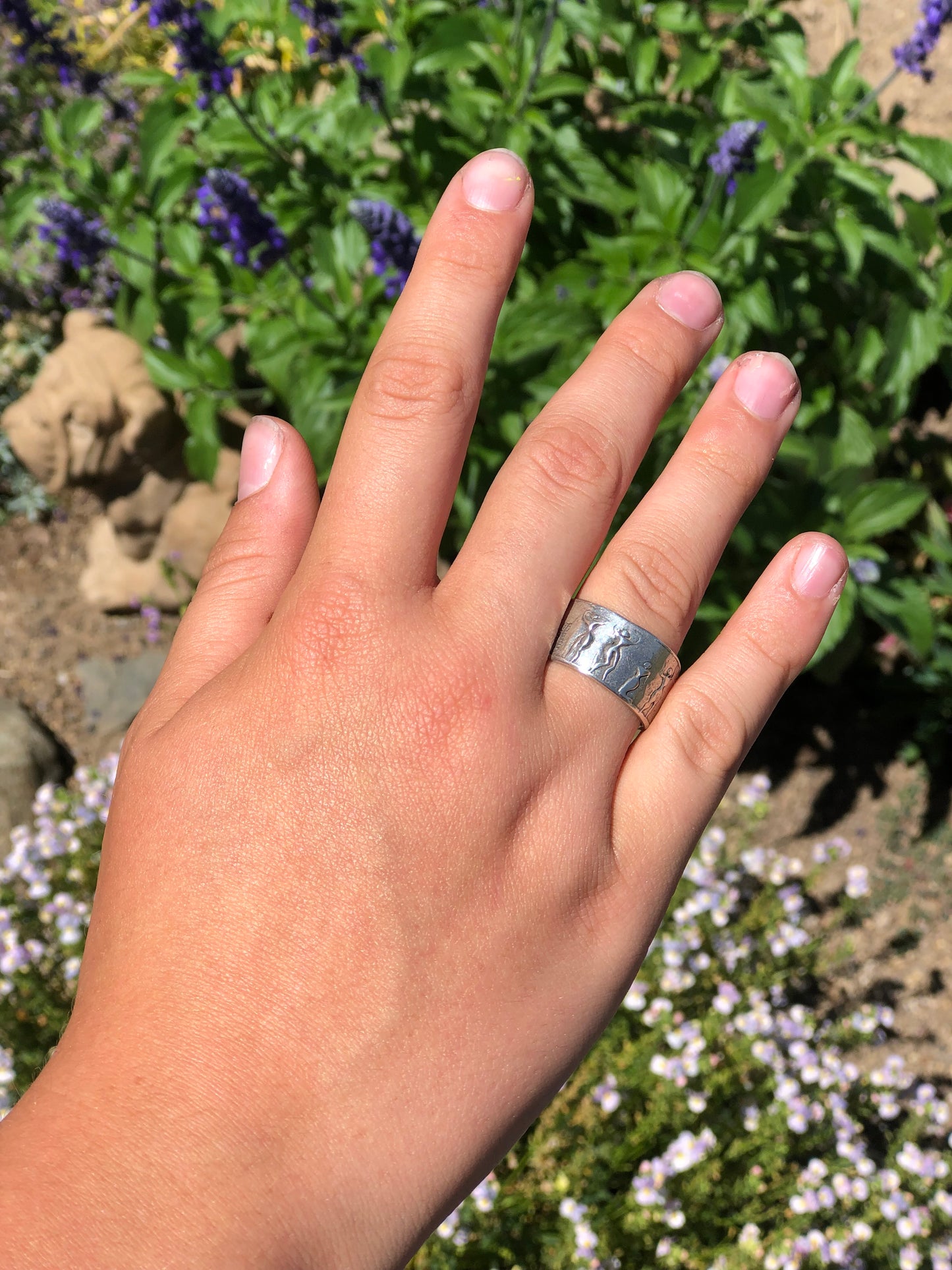 Ancient Peoples Sterling Ring