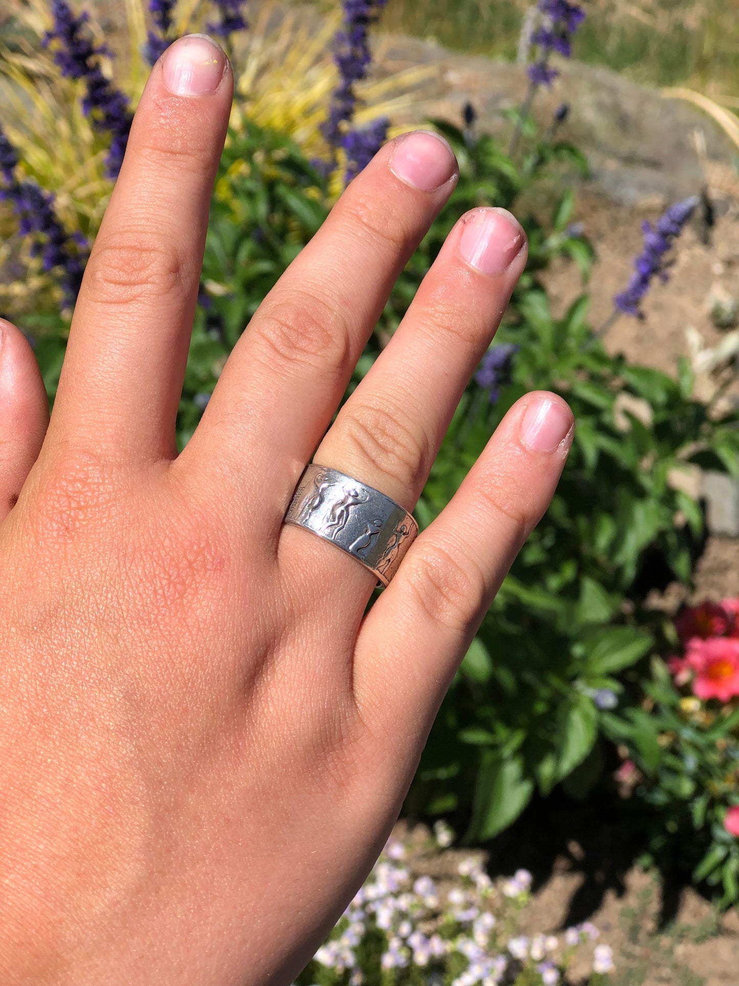 Ancient Peoples Hieroglyphic Ring