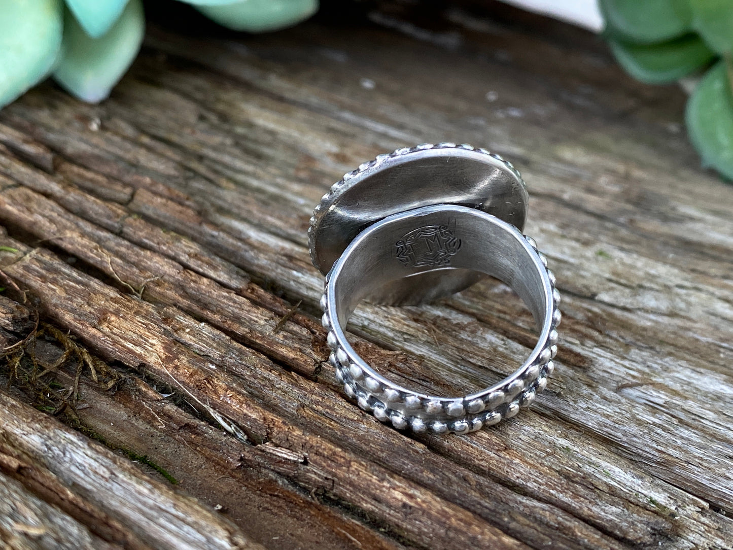 Sleeping Beauty Turquoise And Sterling Statement Ring