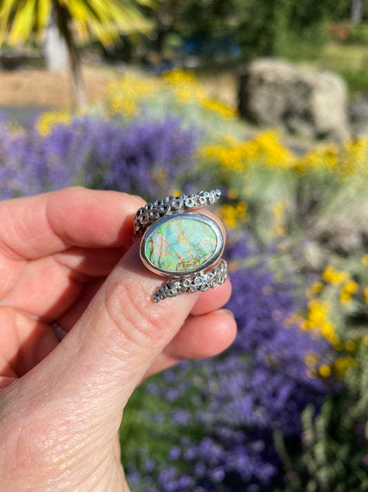 Monarch Opal Octopus Ring5
