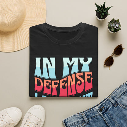 Turquoise Retro Graphic T-Shirt — "In My Defense I Ran Out Of Turquoise"