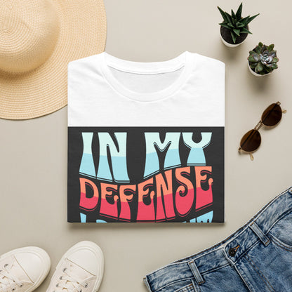 Turquoise Retro Graphic T-Shirt — "In My Defense I Ran Out Of Turquoise"