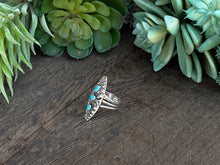 Load image into Gallery viewer, Triple Kingman Totem Ring
