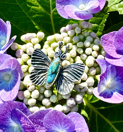 Sterling Opal Butterfly Ring
