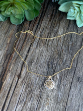 Load image into Gallery viewer, Radiant Sun Necklace - Sterling Silver And 24k Gold
