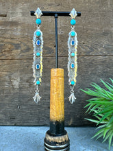 Load image into Gallery viewer, Turquoise And Blue Opal Earrings
