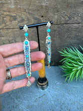 Load image into Gallery viewer, Turquoise And Blue Opal Earrings
