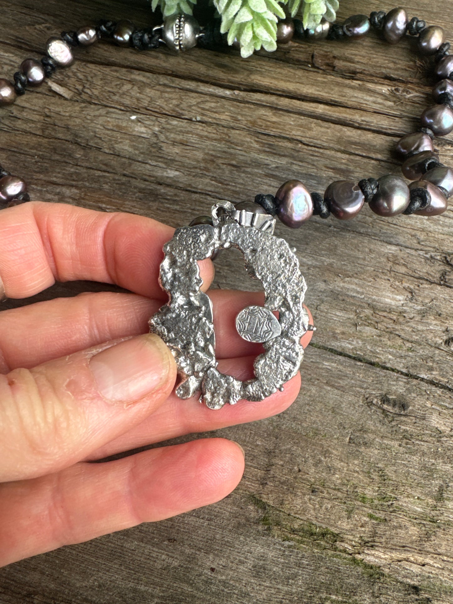 Beachcomber  Necklace- Fresh Water Pearls, Opal & Amethyst