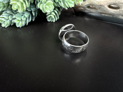 Spiney Oyster & Sterling Silver Ring
