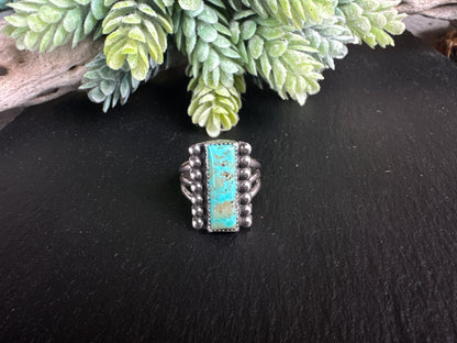 Sterling Silver And Gemstone Bar Rings - Triple Band Adjustable