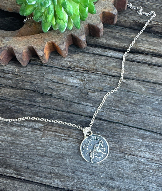 Small Astrology Charm Necklace - Silver Or Gold Astrology Sign Charms