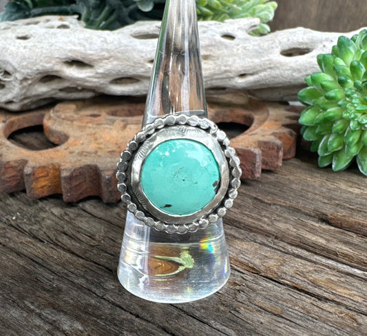 Sterling Silver & Turquoise Ring - High Desert Sky Ring