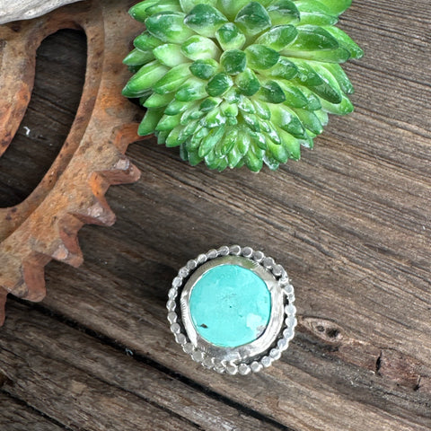 Sterling Silver & Turquoise Ring - High Desert Sky Ring