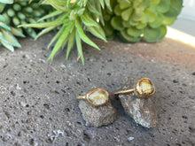 Load image into Gallery viewer, Golden Yellow Rutile Quartz And 14k Gold Fill Stacker Rings
