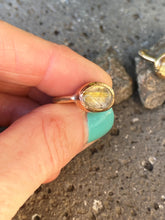 Load image into Gallery viewer, Golden Yellow Rutile Quartz And 14k Gold Fill Stacker Rings
