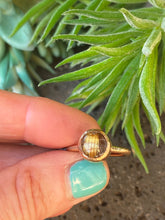 Load image into Gallery viewer, Golden Yellow Rutile Quartz And 14k Gold Fill Stacker Rings
