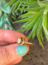 Load image into Gallery viewer, Golden Yellow Rutile Quartz And 14k Gold Fill Stacker Rings
