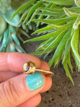 Load image into Gallery viewer, Golden Yellow Rutile Quartz And 14k Gold Fill Stacker Rings
