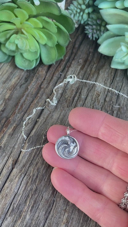 Catch The Wave - Sterling Silver And Diamond CZ’s