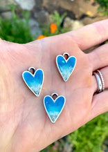Load image into Gallery viewer, Ocean Wave Heart Earrings
