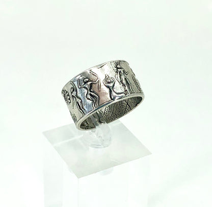 Ancient Peoples Hieroglyphic Ring