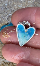 Load image into Gallery viewer, Ocean Wave Heart Earrings
