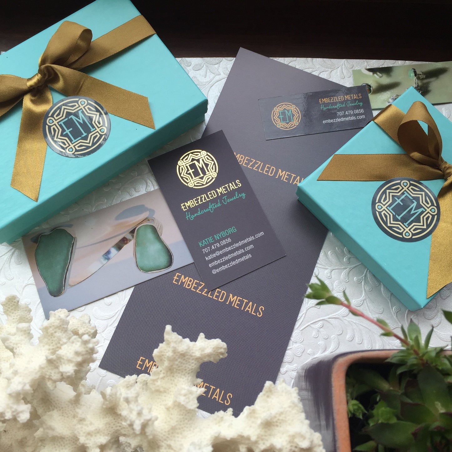 Organic Sterling And Labradorite Teardrop Pendant