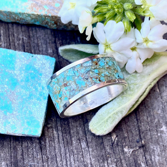 Sterling and Turquoise Inlay Ring