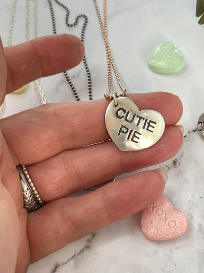 Medium Sterling Silver Sweet Tart Hearts