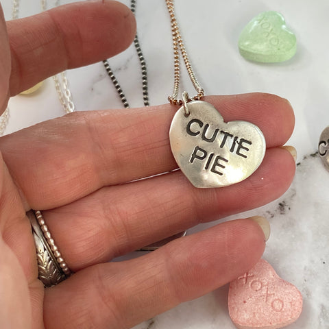 Medium Sterling Silver Sweet Tart Hearts