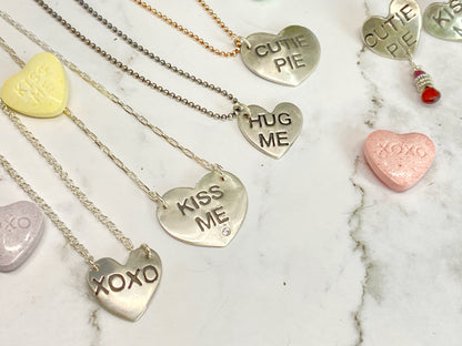 Medium Sterling Silver Sweet Tart Hearts