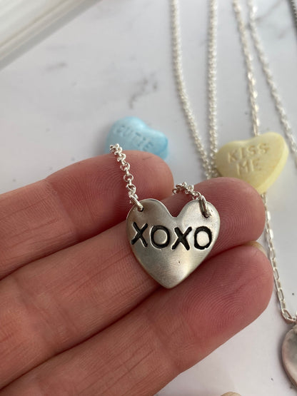 Medium Sterling Silver Sweet Tart Hearts