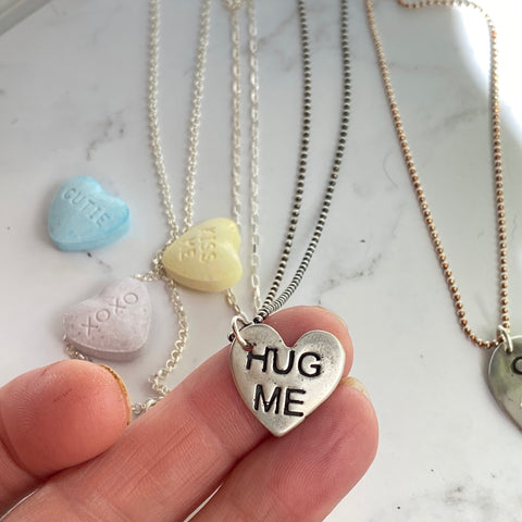 Medium Sterling Silver Sweet Tart Hearts