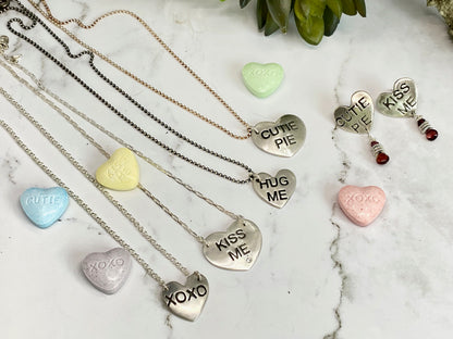 Medium Sterling Silver Sweet Tart Hearts