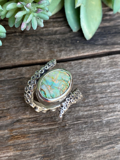 Monarch Opal Octopus Ring6