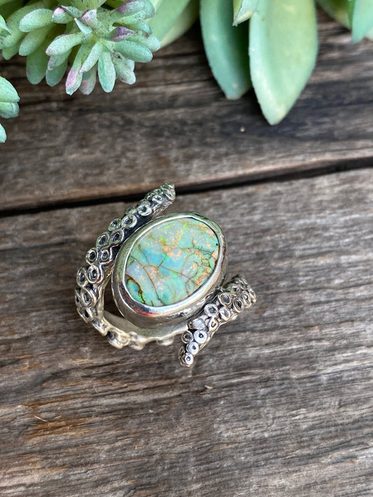 Monarch Opal Octopus Ring6