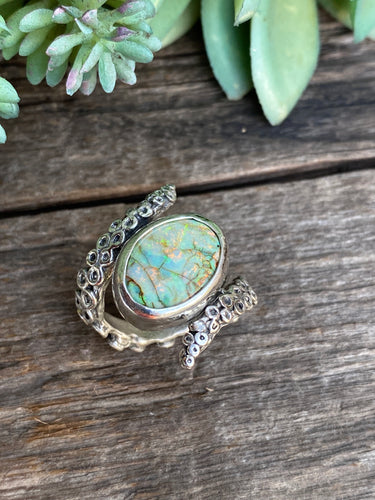 Monarch Opal Octopus Ring6
