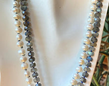Load image into Gallery viewer, Baroque Freshwater Pearl Hand Knotted Necklace

