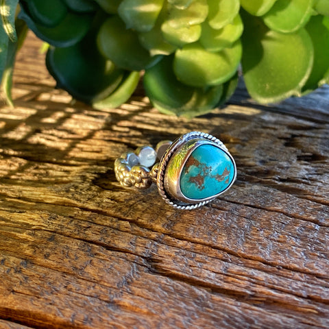 Kingman Turquoise and Sterling Silver Ring