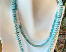 Load image into Gallery viewer, Larimar Hand Knotted Gemstone Candy Necklace
